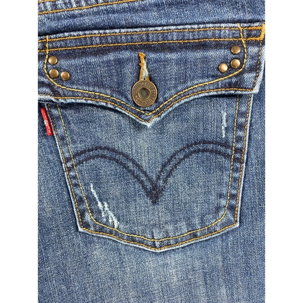 Levi's Jeans Women's‎ (14L) 34x31 Boot Cut 515 Stretch Flap Pockets Medium Wash